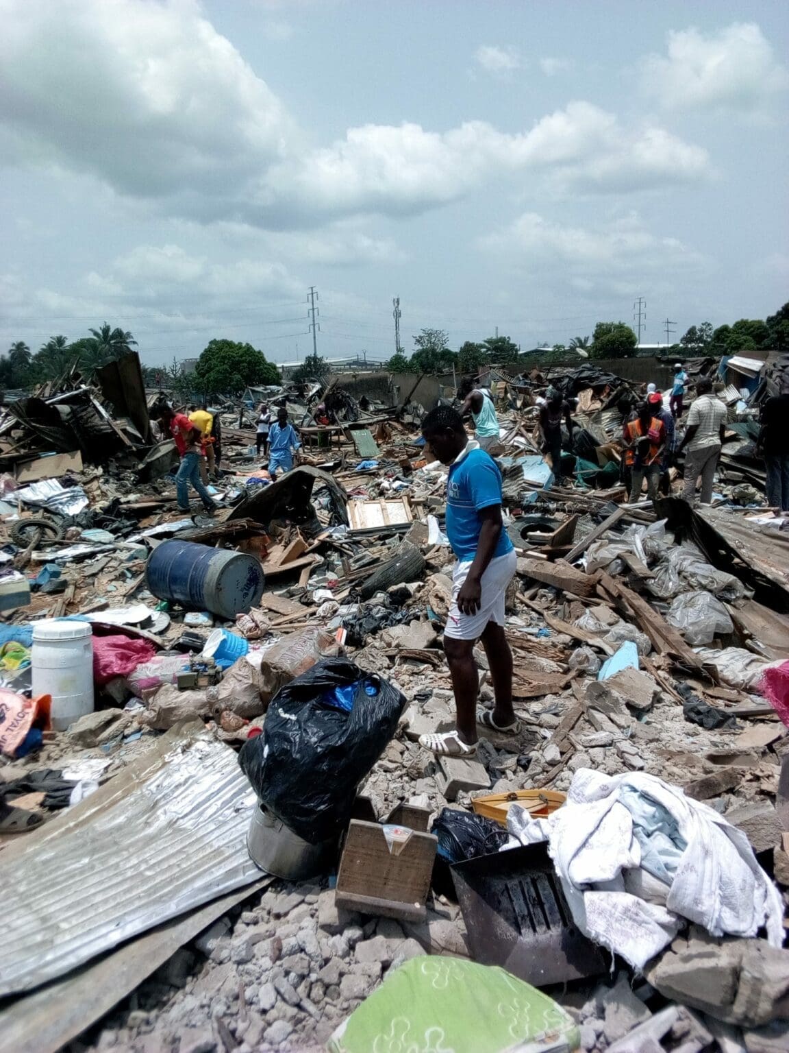 Yopougon Andokoi: un quartier entier rasé, près d’une centaine de familles jetées à la rue
