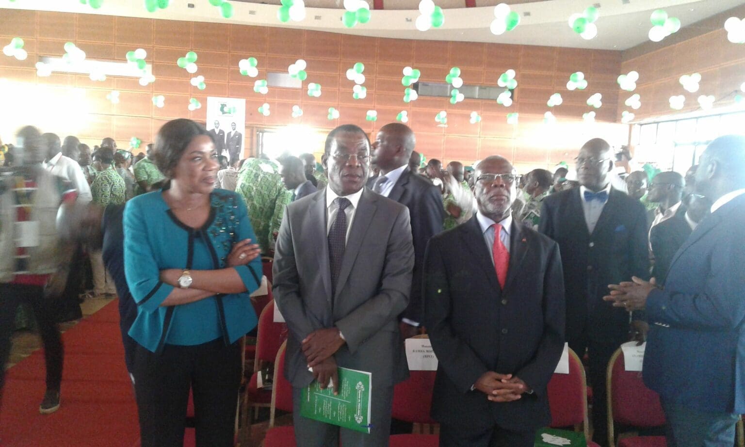 Affi, Affoussy, Anaky et Gnamien présents au 6è Congrès extraordinaire du Pdci