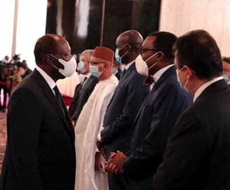 Le Chef de l’Etat a échangé les Voeux de Nouvel An avec le Corps Diplomatique et le Haut Commandement des Armées