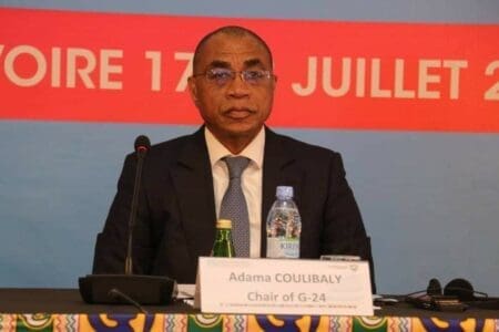 𝐎𝐮𝐯𝐞𝐫𝐭𝐮𝐫𝐞 𝐝𝐞 𝐥𝐚 𝐑é𝐮𝐧𝐢𝐨𝐧 𝐝𝐮 𝐆𝐫𝐨𝐮𝐩𝐞 𝐓𝐞𝐜𝐡𝐧𝐢𝐪𝐮𝐞 𝐝𝐮 𝐆-𝟐𝟒 à 𝐀𝐛𝐢𝐝𝐣𝐚𝐧:𝐋𝐞 𝐦𝐢𝐧𝐢𝐬𝐭𝐫𝐞 𝐀𝐝𝐚𝐦𝐚 𝐂𝐨𝐮𝐥𝐢𝐛𝐚𝐥𝐲 𝐞𝐧𝐠𝐚𝐠𝐞 𝐥𝐞𝐬 𝐩𝐚𝐲𝐬 𝐝𝐮 𝐆-𝟐𝟒 à 𝐩𝐫𝐨𝐦𝐨𝐮𝐯𝐨𝐢𝐫 𝐝𝐞𝐬 𝐟𝐢𝐧𝐚𝐧𝐜𝐞𝐦𝐞𝐧𝐭𝐬 𝐩𝐨𝐮𝐫 𝐮𝐧𝐞 𝐭𝐫𝐚𝐧𝐬𝐟𝐨𝐫𝐦𝐚𝐭𝐢𝐨𝐧 𝐬𝐭𝐫𝐮𝐜𝐭𝐮𝐫𝐞𝐥𝐥𝐞 𝐝𝐮𝐫𝐚𝐛𝐥𝐞