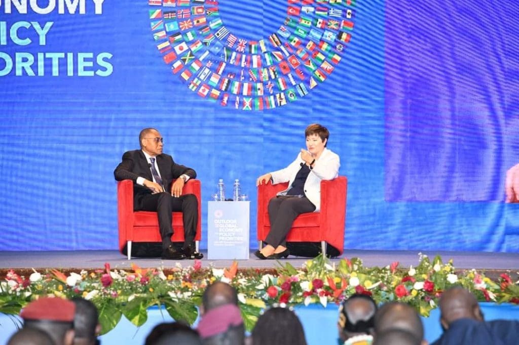 𝐂é𝐫é𝐦𝐨𝐧𝐢𝐞 𝐝𝐞 𝐥𝐞𝐯𝐞𝐫 𝐝𝐞 𝐫𝐢𝐝𝐞𝐚𝐮/𝐀𝐬𝐬𝐞𝐦𝐛𝐥é𝐞𝐬 𝐚𝐧𝐧𝐮𝐞𝐥𝐥𝐞𝐬 𝟐𝟎𝟐𝟑 𝐝𝐮 𝐅𝐌𝐈 𝐞𝐭 𝐝𝐞 𝐥𝐚 𝐁𝐚𝐧𝐪𝐮𝐞 𝐦𝐨𝐧𝐝𝐢𝐚𝐥𝐞 -𝐅𝐢𝐧𝐚𝐧𝐜𝐞𝐦𝐞𝐧𝐭 𝐝𝐞𝐬 é𝐜𝐨𝐧𝐨𝐦𝐢𝐞𝐬 𝐝𝐮 𝐜𝐨𝐧𝐭𝐢𝐧𝐞𝐧𝐭,  𝐣𝐞𝐮𝐧𝐞𝐬𝐬𝐞 𝐞𝐭 𝐞𝐦𝐩𝐥𝐨𝐢…:𝐋𝐞 𝐌𝐢𝐧𝐢𝐬𝐭𝐫𝐞 𝐀𝐝𝐚𝐦𝐚 𝐂𝐨𝐮𝐥𝐢𝐛𝐚𝐥𝐲 𝐞𝐱𝐩𝐫𝐢𝐦𝐞 𝐥𝐞𝐬 𝐚𝐭𝐭𝐞𝐧𝐭𝐞𝐬 𝐝𝐞 𝐥𝐚 𝐂ô𝐭𝐞 𝐝’𝐈𝐯𝐨𝐢𝐫𝐞 𝐞𝐭 𝐝𝐮 𝐜𝐨𝐧𝐭𝐢𝐧𝐞𝐧𝐭