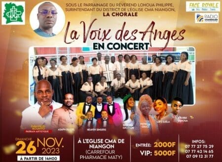 Concert :La voix des anges mettra le feu ce 26 novembre à Abidjan!
