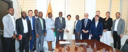 Sangafowa-Coulibaly échange avec une mission québécoise d’investissement