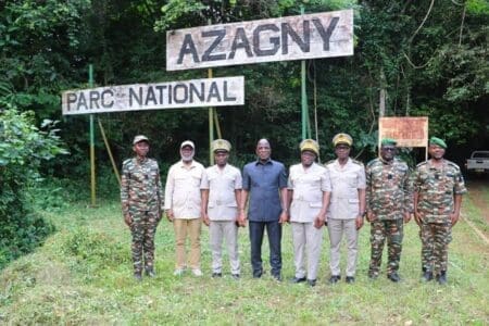 Environnement : Le Ministre Assahoré en visite sur les sites de Grand-Lahou et du parc National d’azagny