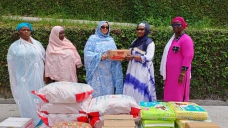 Solidarité et partage:l’ONG Djanatou Firdaws fait des dons aux veuves à Yopougon