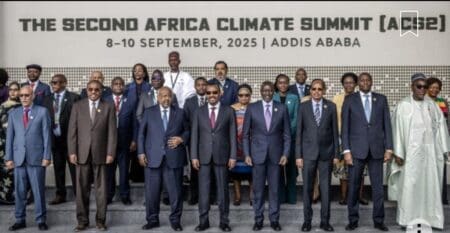 𝐂𝐥ô𝐭𝐮𝐫𝐞 𝐝𝐮 𝐒𝐨𝐦𝐦𝐞𝐭 𝐀𝐟𝐫𝐢𝐜𝐚𝐢𝐧 𝐬𝐮𝐫 𝐥𝐞 𝐂𝐥𝐢𝐦𝐚𝐭 : 𝐥’𝐀𝐟𝐫𝐢𝐪𝐮𝐞 𝐬’𝐞𝐧𝐠𝐚𝐠𝐞 à 𝐦𝐨𝐛𝐢𝐥𝐢𝐬𝐞𝐫 𝟏𝟓𝟎 𝐦𝐢𝐥𝐥𝐢𝐚𝐫𝐝𝐬 𝐝𝐞 𝐝𝐨𝐥𝐥𝐚𝐫𝐬