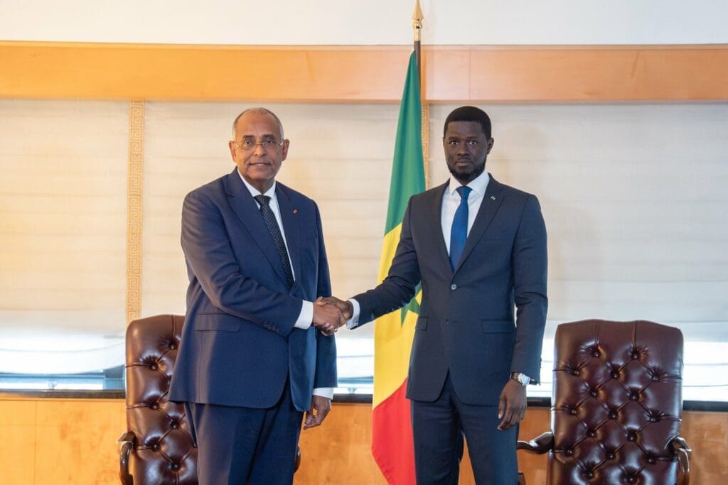 Patrick Achi reçu par le Président Sénégalais Bassirou D. Faye