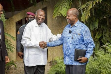 Présidentielle 2025: Leonardo Santos Simão échange avec Laurent Gbagbo sur le processus électoral