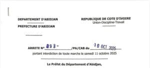 Cote d’Ivoire : La marche du Front commun interdite