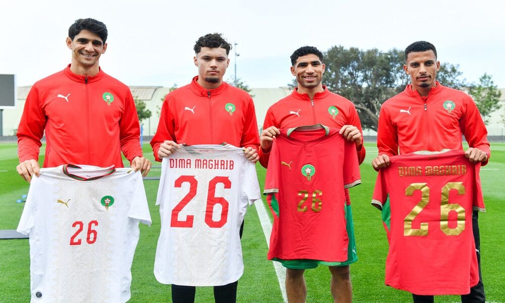 Maroc : un maillot 2026 entre héritage et modernité pour les Lions de l’Atlas Nouveau maillot 2026 du Maroc inspiré de la culture et des broderies traditionnelles